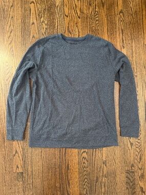 Banana Republic Dark Navy Heather Crewneck Sweater